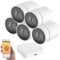 revolt Smart Thermostat ZigBee: 5er-Set Heizkörperthermostate mit App, Sprachsteuerung, ZigBee-Gateway (ZigBee Heizungsthermostat, Heizungssteuerung, Programmierbare Thermostate)
