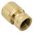 ZHaonan-Tuyau en Laiton, 1pcs Laiton Tuyau connecteur Rapide, G1 / 2 Gun Eau en cuivre Raccord, Femelle 1/2 po mâle Jardin Robinet connecteur, raccords de tuyaux d'eau (Color : 1I2 Female)