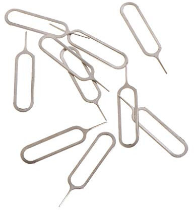 ATATMOUNT 10pcs SIM Karte Auswurf Pin Key Tool Ejetor Pin Für Huawei P8 Lite iPhone X 7 Plus 8 4S Xiaomi Redmi Note 2 3 4X Samsung Galaxy A5