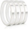 olyee 4 Rolls 108ft Heat Tapes for Sublimation, 10mm x 33m High Temperature Heat Resistant Tape, Transfer Heat Press Tape for Electronics Printing DIY Crafts on T-Shirt Fabrics, No Residue