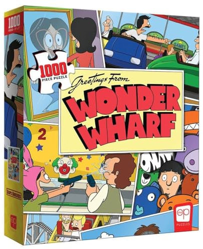 Bobs Burgers Greetings From Wonder Wharf 1000 Piece Jigsaw Puzzle