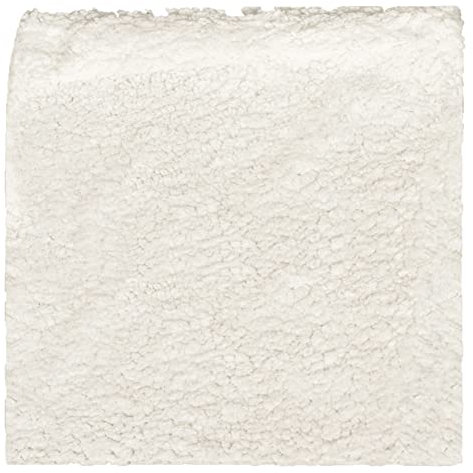 naninoa LAMMFELL Imitation Dekostoff auf Rolle. 2m x 35 cm. Dekofell, Kunstfell, Schaffell, Fell in weiß Weiss