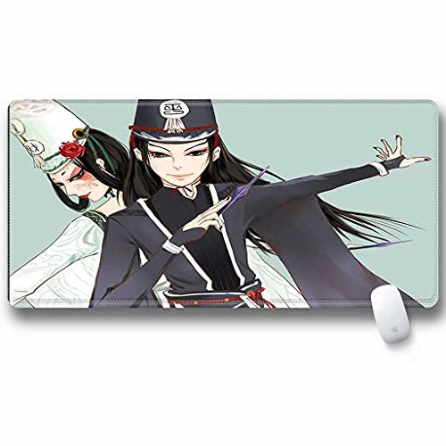 KJXNED - Tapis de Souris Gaming XXL 1000x500 mm Modèle De Personnage D’Anime Gamer Mouse Pad Surface Antiderapant Base en Caoutchouc Antidérapante pour Gamer PC et Ordinateur Portable