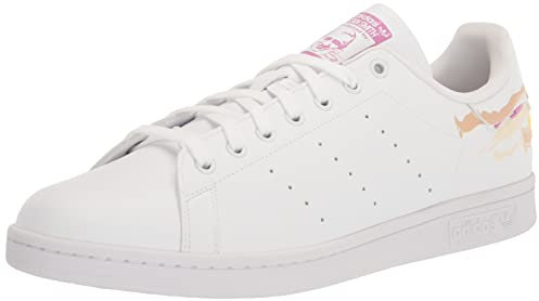 adidas Originals Scarpe da ginnastica Stan Smith W da donna, Bianco/Lilla/Argento metallizzato, 11