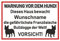 Samunshi® Aufkleber Französische Bulldogge Warnung - Schild Sticker Hinweisschild Warnschild Vorsicht Hund 15 x 10cm Französische Bulldogge Warnung schwarz