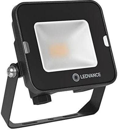 Ledvance Projecteur LED Compact Noir 10W 1000lm 100D - 840 Blanc Froid | IP65 - Symétrique
