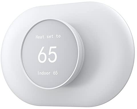 Compatible with Google Nest Thermostat 2020 Wall Plate Cover, Nest Thermostat Plate, Nest Trim Kit Compatible with Google Nest Thermostat, Nest Thermostat Wall Plate, Easy Installation (1 Pack)