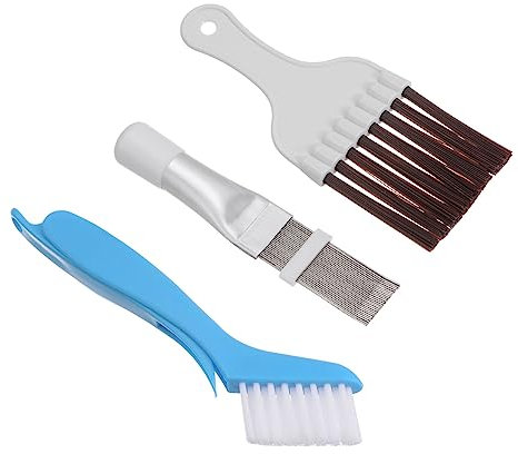 PATIKIL Air Conditioner Fin Comb, 3Pcs Fin Cleaning Brush AC Coil Cleaner Straightener Condenser Radiator Repair Tool for AC Unit Refrigerator Evaporator