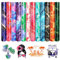 Tintnut Heat Transfer Vinyl Marmor Plotterfolie Textil,flexfolie plotter textil,12Pack 30cmx25cm
