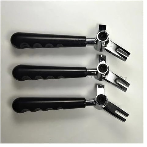 ALturn 3 Straight Hand Levers Accessories Black Color Handles, Compatible For Vevor, Soft Serve Ice Cream Machines Spare Parts