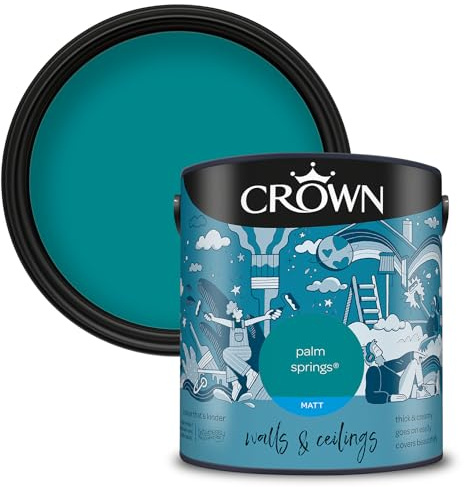Crown Walls & Ceilings Matt Emulsion Paint, Size 2.5L, Palm Springs