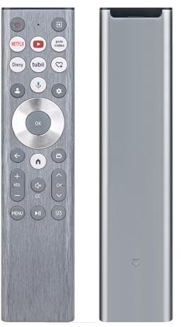 AULCMEET ERF6A80 New Replacement Voice Remote Control fit for Hisense Smart ULED 4K LED TV Class A7 U8 Series with Backlight,Buzzer Search and Gravity Sensing