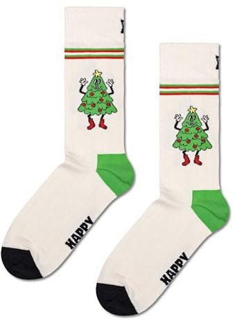 HAPPY SOCKS HAPPY TREES SOCKS WEIHNACHTSSOCKE (DE/NL/SE/PL, Numerisch, 41, 46, Regular, Regular, MEHRFARBIG)