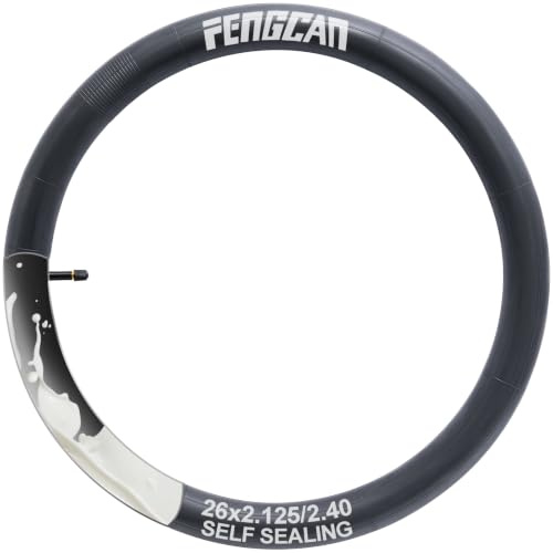 26x2.125/2.40 Cámara de Aire de Bicicleta 26 Pulgadas antipinchazos y autorreparable Tubo 26x2.125 26x2.25 26x2.35 26x2.40 cámara de Carretera/montaña 57/62-559, válvula Schrader AV32mm (una)