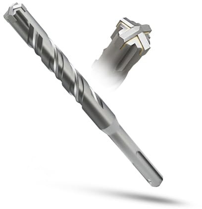 METOTY SDS Plus Bohrer 16mm×160mm,Steinbohrer,Hammerbohrer,Betonbohrer,Für Stein,Beton,Naturstein,Ziegelmauer