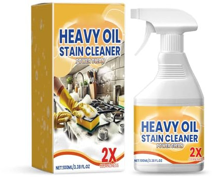 Kitchen Heavy Oil Cleaner,Powerful Oil Enemy Foaming Cleaner,All Purpose Cleaning Agent, Multifunctional Kitchen Foam Stubborn Stains Remover,Pots And Pan Grease (1)