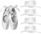 2 Paar Satinband Schnürsenkel Seiden Schnürsenkel Schuhbänder Seiden Breit Satin Flache Senkel Band Satin Weiche Breite Flat Sneaker für Turnschuhe Laufschuhe Sportschuhe Ballerinas Dexun Schuhe 140cm