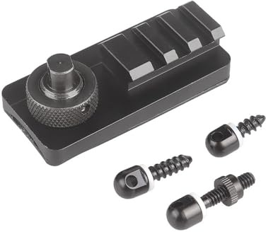 PBTMCD Leichter Taktischer Zweibeinhalterungsadapter Aus Aluminiumlegierung, Zweibeinzubehör(Style2)
