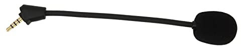 Srliya Remplacement des Microphones de Jeu de 3,5 Mm Détachables, Réduction du Bruit, Rotation à 360 °, pour Hyper X Cloud II sans Fil, Cloud Core, Cloud Pro Silver, Cloudx, ABS, Sponge
