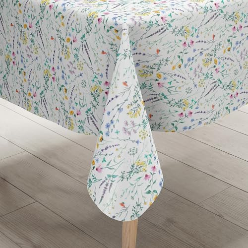 Home Direct Table Cloth Rectangular Oilcloth PVC Wipe Clean Tablecloth Cover Protector 140cm x 180cm 55x70