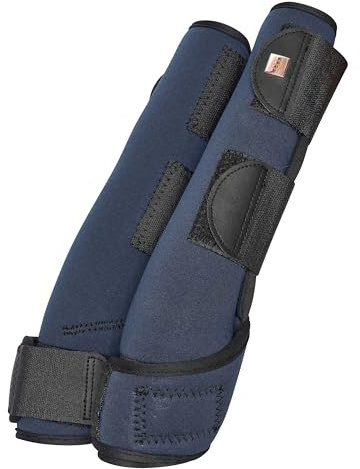 Imperial Riding Lovely Pro-Soft Gamaschen, weiches Neopren, 3 Klettverschlüsse, zusätzliche Fesselunterstützung, Flexible Passform, hochwertiger Beinschutz für Training & Alltag, Navy, Xfull