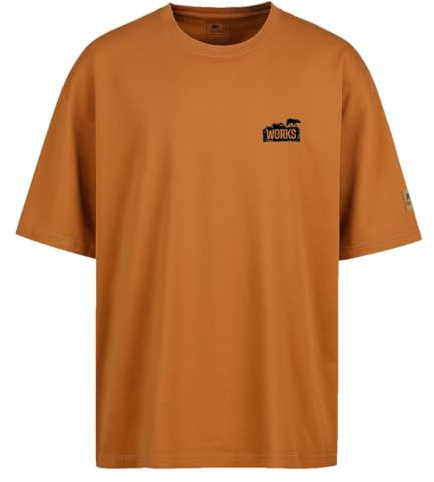 FORSBERG Oversized T-Shirt mit Brustlogo