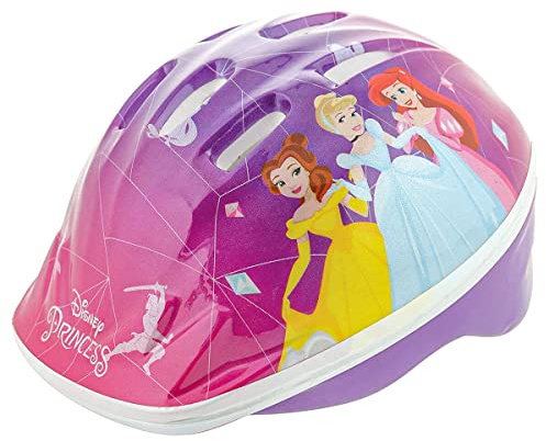 Disney Princess Girl Safety Helmet, Pink, 48-54 cm