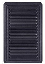 SEB Jeu DE PLAQUES: 1 Grill PANINI pour CROQUE Gaufre - XA800312 - Noir