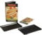 Tefal Grill Plates, Rectangular, Black, Iron, Suitable for Waffle Iron SW852D and Other, Dishwasher Safe