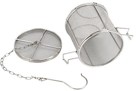 Infusor De Té Suelto Colador Condimento Especias Acero Inoxidable Colador Bolas Té Sopa Condimentos Seperation Cesta Filtro Especias Herramientas Cocina(12 * 13Cm)