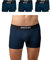 Snocks Pacco 6 Boxer Uomo Cotone Bio Elasticizzato - Mutande Uomo Senza Etichette Irritanti - Boxer Pack - Blu Marino - XL