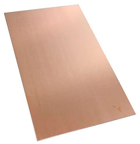AERZETIX Platte aus Kupfer für Leiterplatten 160/100 / 0,8 mm 35 μm Epoxidharz Glasfaser C40585