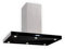 Klarstein Valeria Campana Isla - 230W, hasta 650 m³/h, 3 niveles de potencia, luz LED, panel táctil, vidrio, acero inoxidable, eficiente, PureAmbience Concept, plateado