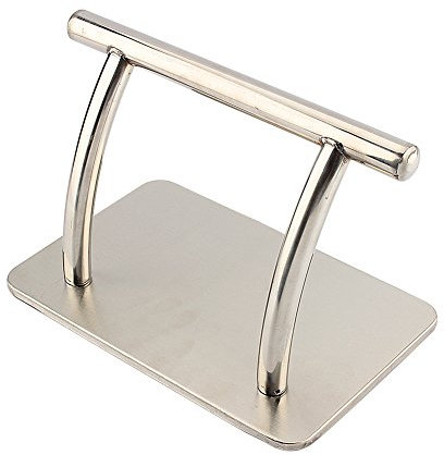 EBTOOLS Repose-Pieds en Acier Inoxydable, 1 PC Repose-Pieds Coiffure Repose-Pieds Barbier Repose-Pieds Professionnel pour Salon de Barbier Spa Salon de Coiffure Tabouret Chaise