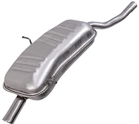 BESTPRICE 1x Endschalldämpfer Kompatibel mit BMW 3 (E46), 3 Cabriolet (E46), 3 Coupe (E46), 3 Touring (E46)