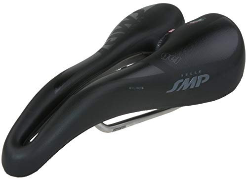 SMP Unisex – Erwachsene Hybrid Gel Sattel, Schwarz, One Size