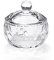 Round Crystal Clear Acrylic Liquid Powder Glass Dappen Dish Glass Cup w Cap Lid Bowl for Acrylic Nail Art Transparent Kit, HJ-NAPB017