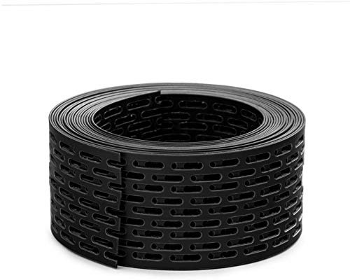 DQ-PP Grille de ventilation | 80 mm | Rouleau 4 x 5 m | Noir | Polypropylène | Protection contre les oiseaux | Grille d'aération pour toit