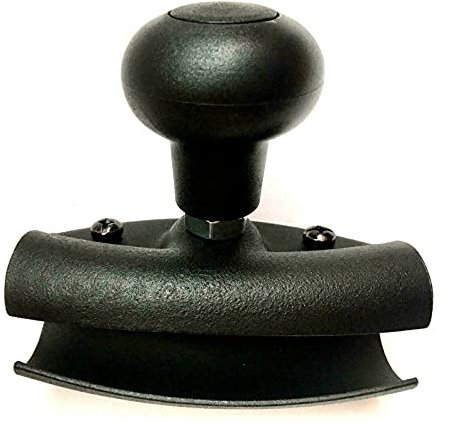 MelTruck® Lenkhilfe Lenkradknauf Lenkrad Drehknopf Universal f. LKW Bagger Traktor Stapler (111x67x35 mm)
