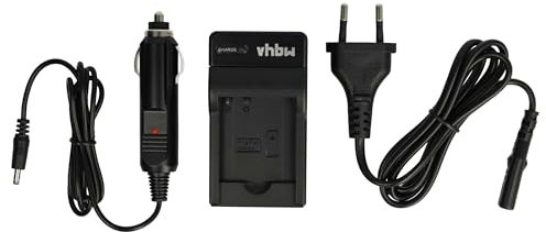vhbw Chargeur de Batterie Compatible avec Panasonic Lumix NCA-YN101H, VW-BCK7 caméra, DSLR, Action-cam - Chargeur + Adaptateur Allume-Cigare