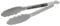 Wiltshire Silicone Kitchen Tongs 23cm, Heat Resistant, Non-Stick Non-Scratch Cookware Safe, Scalloped Function Head, Locking Mechanism, Stainless Steel with Non-Slip Handle, 23x7x4cm, Grey & Silver