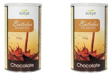 Sotya Pack Ahorro - Batido Saciante Chocolate 700 Gramos (Total 2 x 700 Gramos = 1400 Gramos)