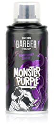 BARBER MARMARA Friseur Color Haarspray Monster Purple - 150ml - Haar Farb-spray zum Verkleiden & Schminken für Karneval, Fasching, Halloween & Motto-Party - Haarfarbe Auswaschbar - Color Hair Spray