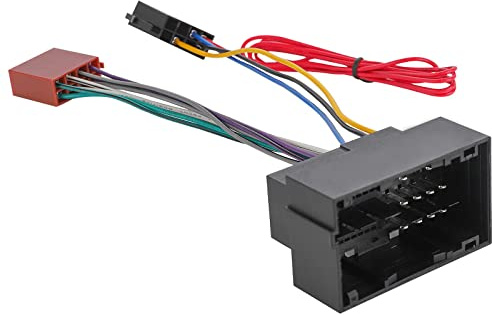 RED WOLF Car ISO Radio Wire Wiring Harness Adapter Connector Plug for Select 2013-2019 Dodge Ram Jeep Chrysler Fiat 500 CD Player Stereo Cable Plug