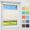 Atlaz Plissee Klemmfix ohne Bohren, 35x130cm(BxH), Beige, Plisseerollo Fensterrollo mit Klemmträger, Faltrollo Jalousie für Fenster und Tür, Blickdicht, Sichtschutz und Sonnenschutz