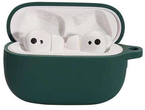 Soft Silicone Skin Case for Honor Earbuds 3 Pro, Shock-Absorbing Case Cover Accessories with Keychain for Men Teens Boys Girls Women for Honor Earbuds 3 Pro