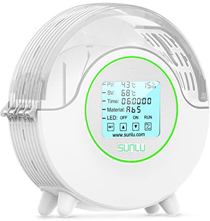SUNLU Filament Trockner S2 - Verbesserte 3D Drucker Trockner Mit Ventilator, Trockenbox für PLA PETG ABS TPU Nylon PA, Weiß