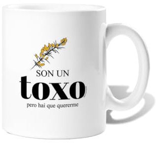 latostadora Taza Divertida para Regalar Taza Toxo - Tazas de café grandes, graciosas, bonitas para el desayuno - Regalos originales - 325 mL - ref. 5522298