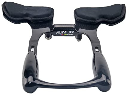 Clip On Aero Bars road bike RXL SL Adjustable TT Rest Handlebar Bicycle Aero Bars TT Handlebar Extender Road Bike Triathlon Aerobar Triathlon Racing Bike Handlebars 255mm 3K glossy