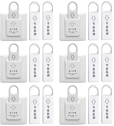 VENEKA 6X Interruttore Un Scheda Magnetica Per Hotel di Alta Qualità Interruttore Un Risparmio Energetico Inserire La Chiave